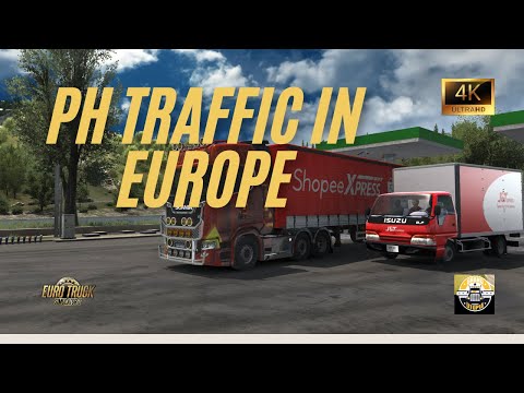 Driving a Shopee Xpress Truck in Grand Utopia, PH AI Traffic + Snowymoon + Reshade