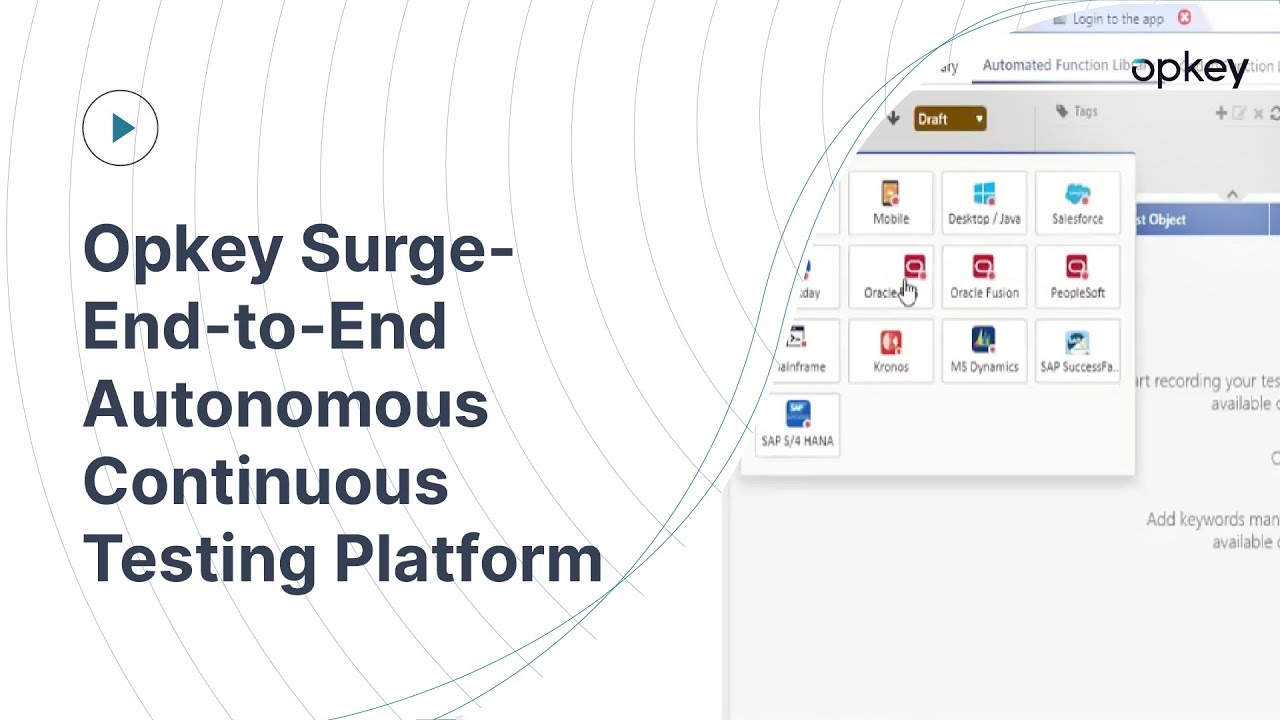 Opkey Surge- End-to-End Autonomous Continuous Testing Platform