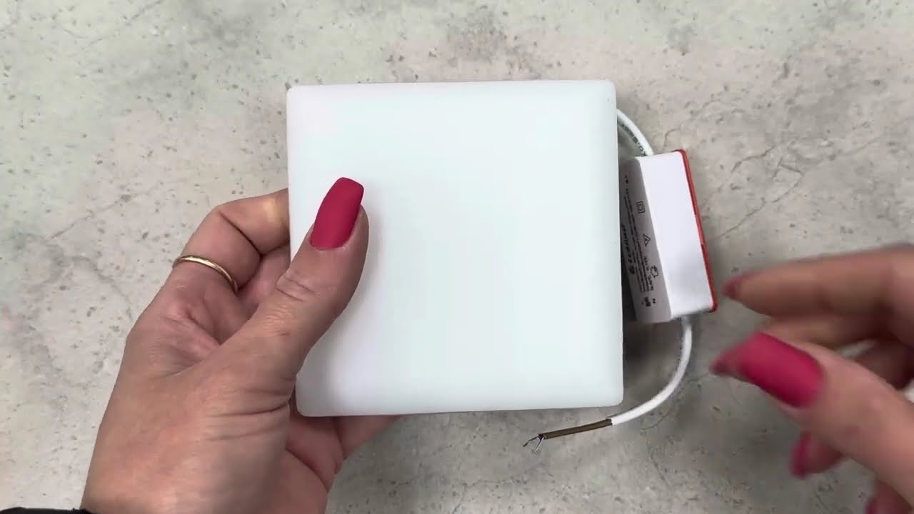 Врезная светодиодная квадратная панель LEZARD 9Вт 6400K 855Lm без рамки 101-SCEL-6409