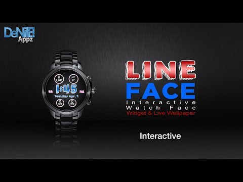 Line Face HD Watch Face Video