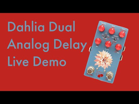 Flower Pedals Dahlia Dual Analog Delay Live Demo