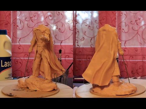 Star Wars: Darth Vader sculpture timelapse - part 1 - start and base clay