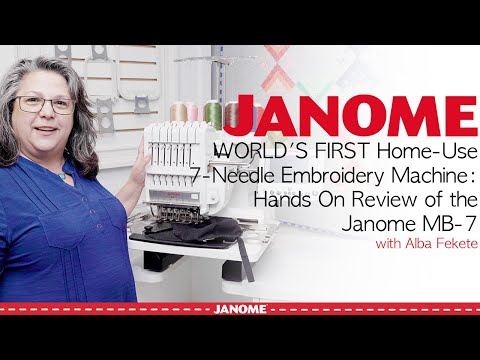 Usha Janome MB 7E  Embroidery Machine