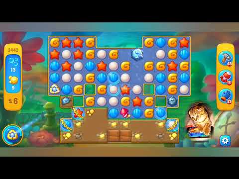 Fishdom 2022, no Boosters,  2442  level  -  прохождение без бустеров,  2442  уровень.