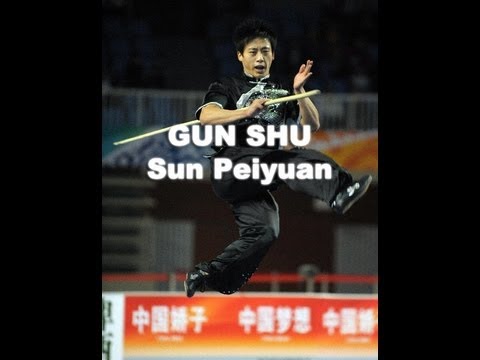 Championnat de Chine 2013 de KungFu Wushu - Gun Shu - Sun Pei Yuan (Shandong)
