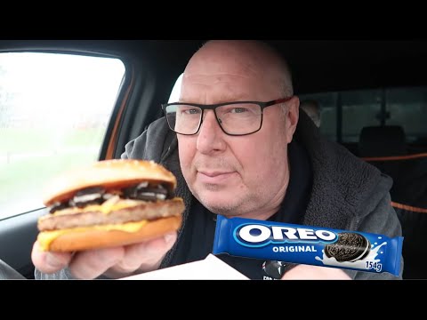 NEW! McDonalds Oreo Quarter Pounder with Cheese