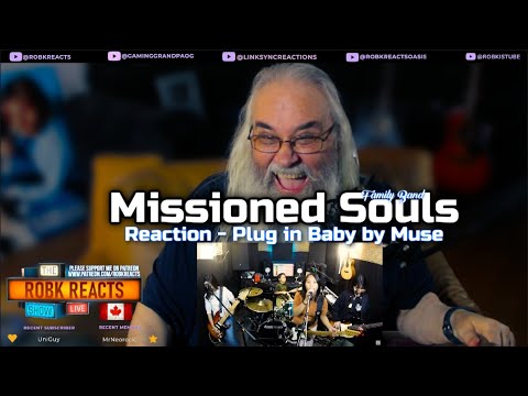 Missioned Souls Reaction - Plug in Baby by Muse - family band cover