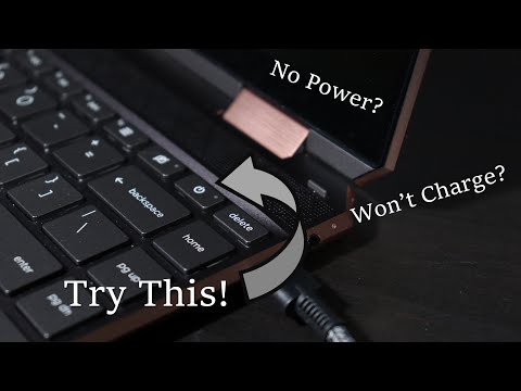 HP Laptop Won't Turn on or Charge? Try This!