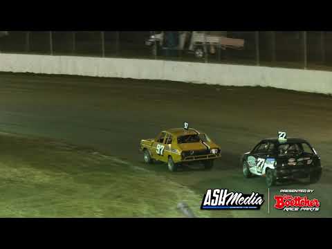 Junior Sedans: 2020/21 Queensland Title - B-Main 1 - Roma Speedway - 01.05.2021