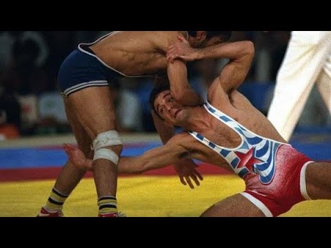 Олимпийские игры 1992 вольная борьба (62 кг финал) Джон Смит (USA) vs Асгари Мохаммадьян (IRI)