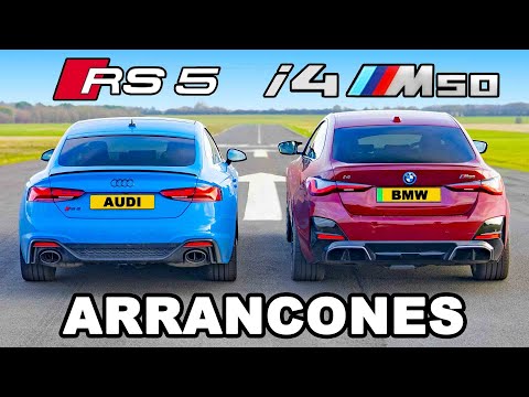 BMW i4 M50 vs Audi RS5: ARRANCONES