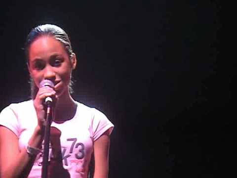 Karina sings in Spanish and Turkish