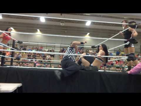 TNA's Rebel & Tiffany Roxx VS Priscilla Kelly & Jessica Leigh @Jasper, GA 9-17-2016