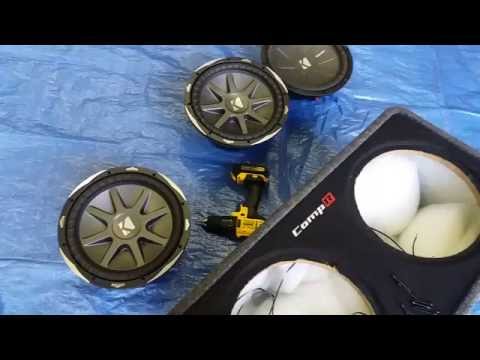 blown kicker X 2 12 inch comp R replaced with X 2 12 inch kicker CVX