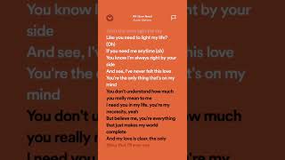All I Ever Need- Austin Mahone #lyrics