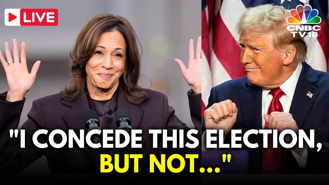 Kamala Harris News LIVE: "I Concede This Election, But Not...": Harris's Defiant Concession | N18G