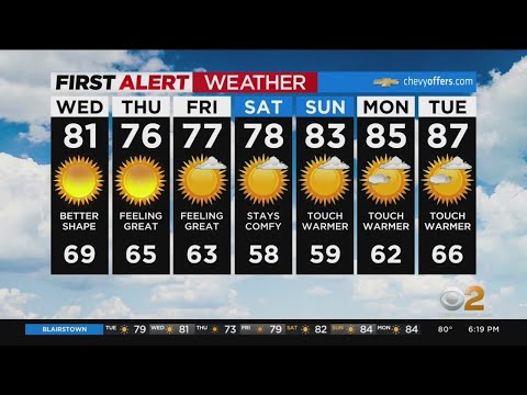 First Alert Forecast: CBS2 9/13 Evening Weather at 6PM
