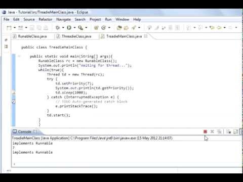 Java Programming Lesson 55 Threads 3 Changing Threads Cpu Usage Priority
