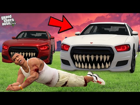 FRANKLIN MAKING PLAN TO ESCAPE FROM CURSED KILLER CAR | GTA 5