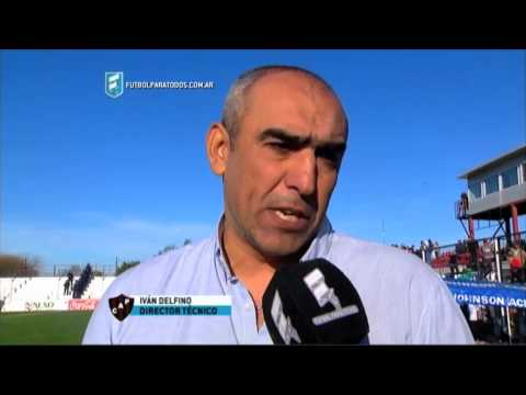 Delfino: "El mérito es de los muchachos". Patronato 3 - Sp. Belgrano 0. Fecha 26. B 2015. FPT.