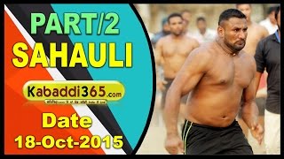 (1) Sahauli (Ludhiana) Kabaddi Tournament 18 Oct 2015