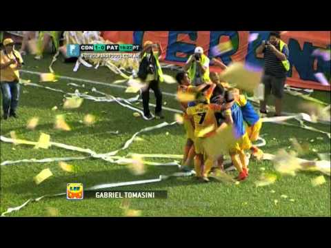 Gol de Tomasini. Crucero 1 - Patronato 0. Fecha 21. Torneo Primera B Nacional 2014. FPT.