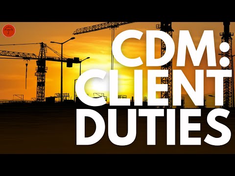 CDM - Client Duties | What are you responsible for? | Commercial vs domestic construction projects