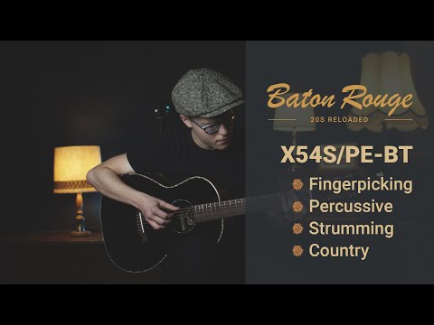 Демонстрация звучания электроакустической гитары Baton Rouge X54S/PE-BT