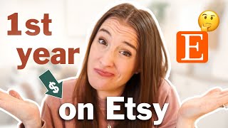 HOW MUCH WILL I MAKE MY FIRST YEAR ON ETSY?💰 (Etsy shop for beginners realistic expectations)
