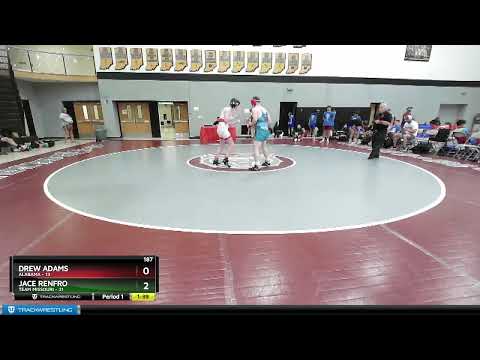 187 Lbs 4th Wrestleback (16 Team) - Drew Adams, Alabama Vs Jace Renfro, Team Missouri 4fe6