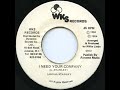 Linval Stanley - I Need Your Company + Dub - 7" WKS Records 1984 - LOVERS ROCK 80'S DANCEHALL