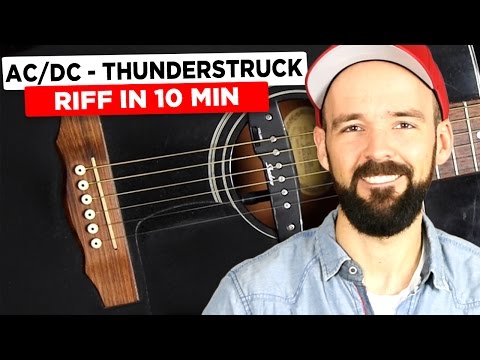 Gitarre lernen - AC/DC - Thunderstruck - Riff in 10 Minuten
