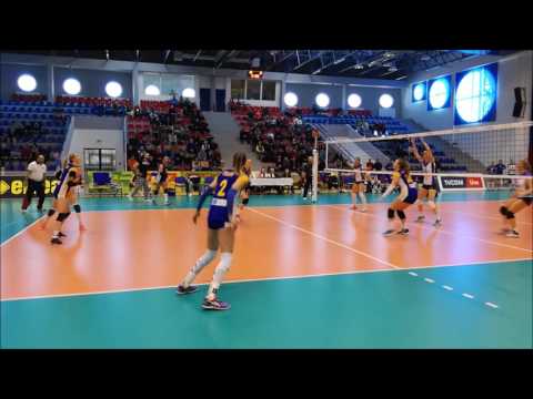 Zostrih zo semifinále SP 2017 vo volejbale. UKF Nitra - 1. BVK 3:1