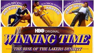 Jason Clarke (Jerry West) Adrien Brody (Pat Riley) & Solomon Hughes (Kareem Abdul-Jabbar) Interview video