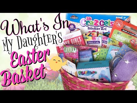 EASTER BASKETS FOR GIRLS! | What's in My 8 Year Old's Easter Basket 2018 Video