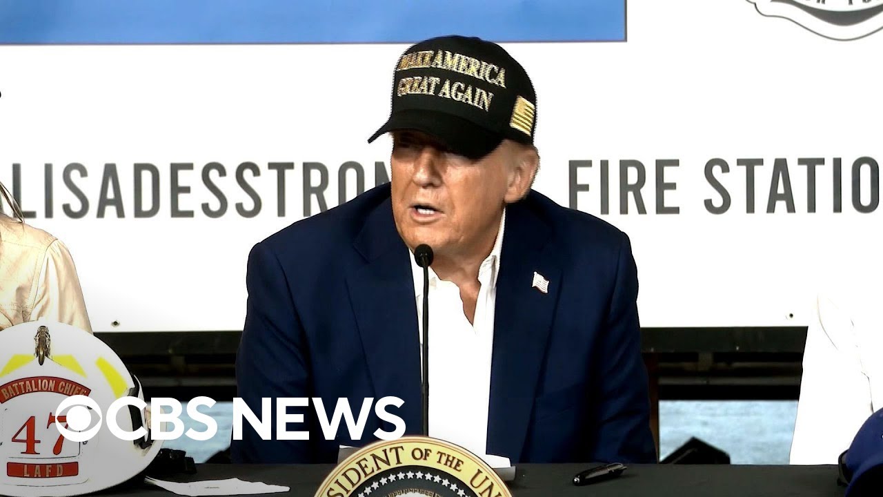 Trump visits North Carolina, California disaster zones; talks about dismantling FEMA