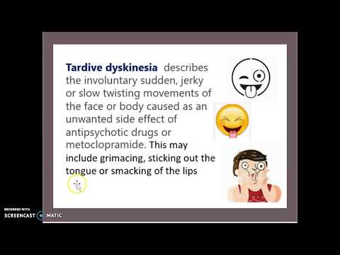 2-Minute Antipsychotics: Parkinsonism/ Dystonia/ Akathisia/ Akinesia/ Tardive Dyskinesia