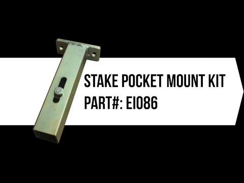 Stake Pocket Mount for Mounting Your Green Touch Racks to a Pick Up Truck