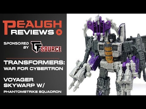 Video Review: Transformers Siege - DECEPTICON PHANTOMSTRIKE SQUADRON (Skywarp)