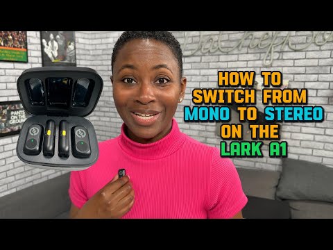 Hollyland Lark A1 - Review - How to Access Mono & Stereo Control