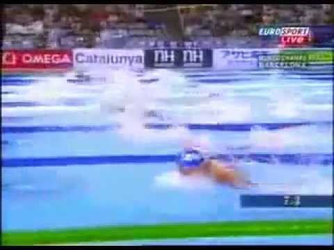 Phelps vs Thorpe 200m IM 2003 Barcelona WR
