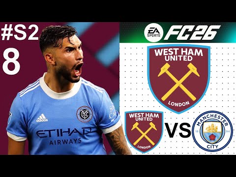 EA FC 26 West Ham United Road to Glory Career Mode Season 2 Episode 8 No Commentary