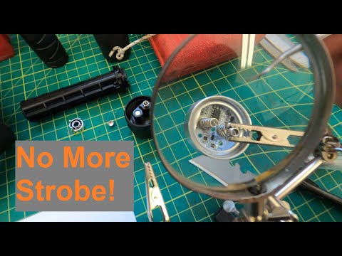 Duracell Flashlight Mod - Remove Strobe