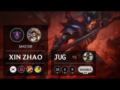 Xin Zhao Jungle vs Nidalee - KR Master Patch 9.24