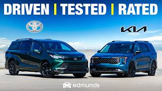 Best Hybrid Minivan: Toyota Sienna vs. Kia Carnival Hybrid