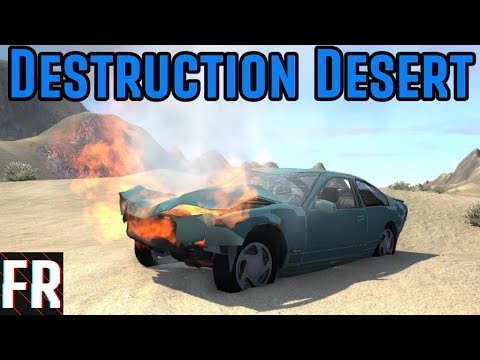 BeamNG Drive - Destruction Desert