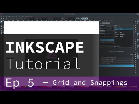 Inkscape tutorial Ep - 5 Grid and Snapping
