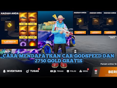 PENJELASAN CARA MEDAPATKAN CAR GODSPEED DAN 2750 GOLD SECARA GRATIS DI FLEX CITY : GAME RP ONLINE