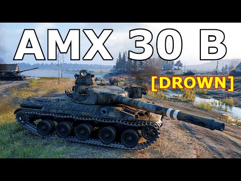 World of Tanks AMX 30 B - 9 Kills 9,1K Damage (1vs4)