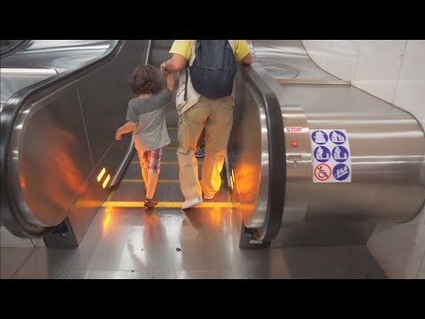 Czech Republic, Prague, 2X metro ride from Nádraží Holešovice to Palmovka